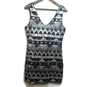 One ❤ Clothing Los Angeles Sequin Dress Size M